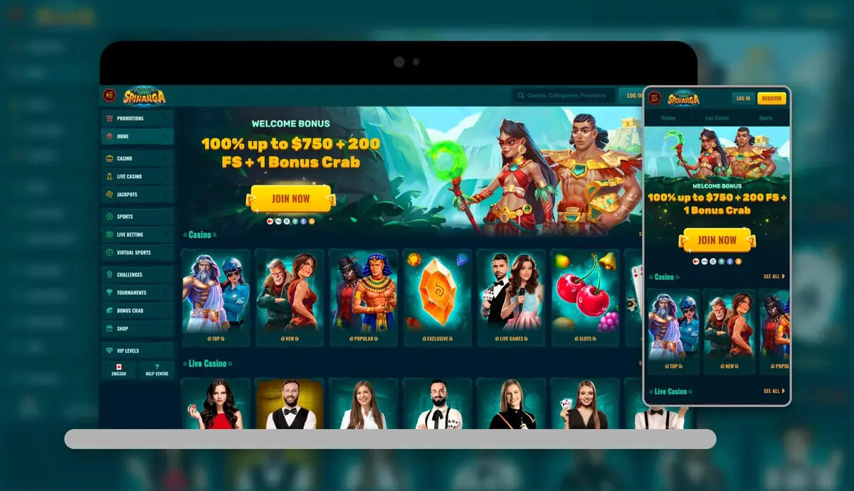 Spinanga Zrzut ekranu 1